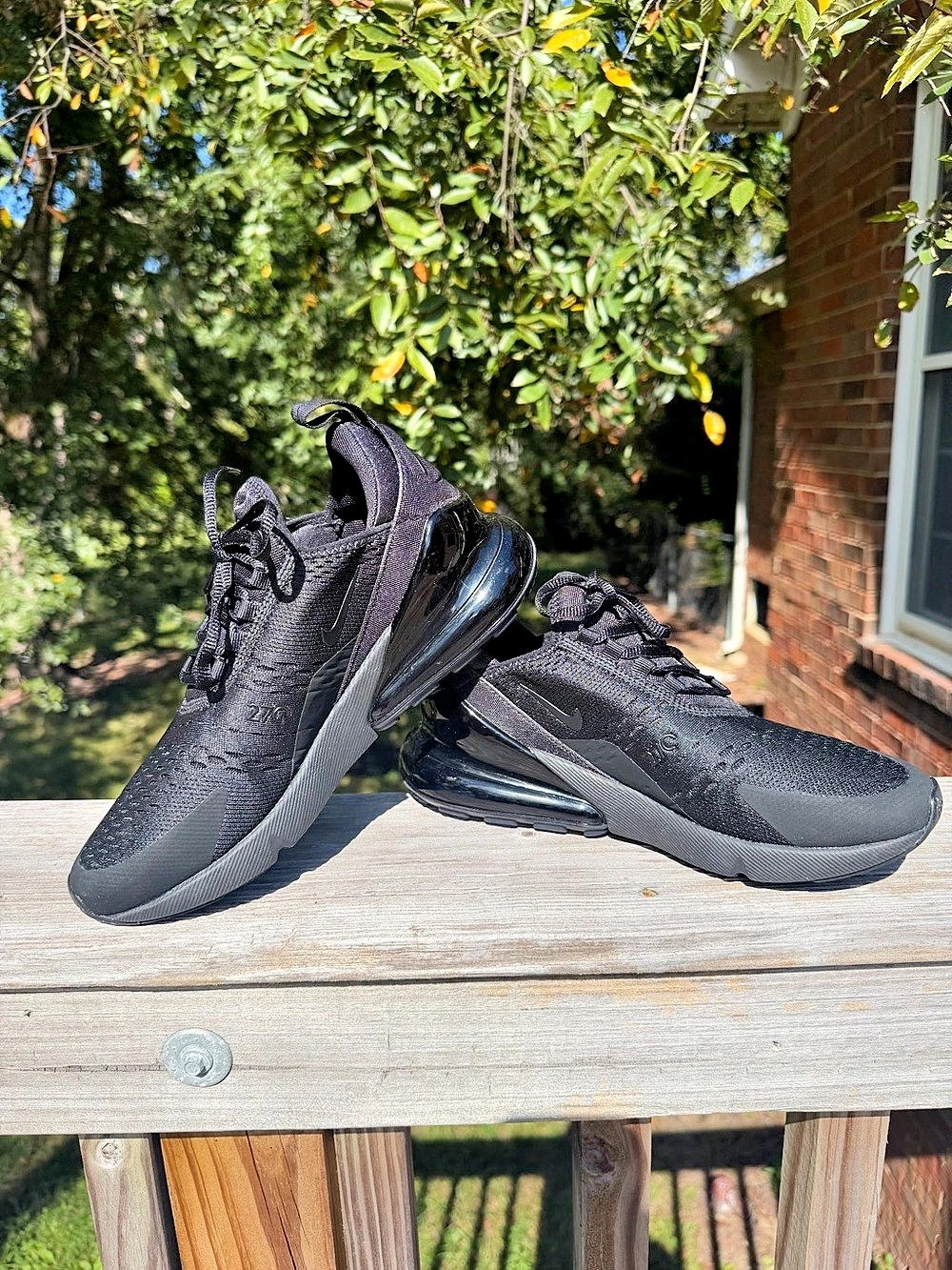 Nike Air Max 270 Black Athletic Sneakers